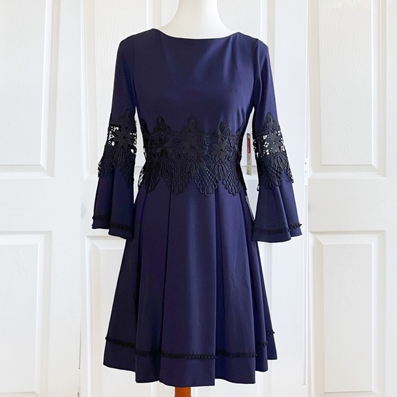Eliza J navy dress - Picture 2 of 6